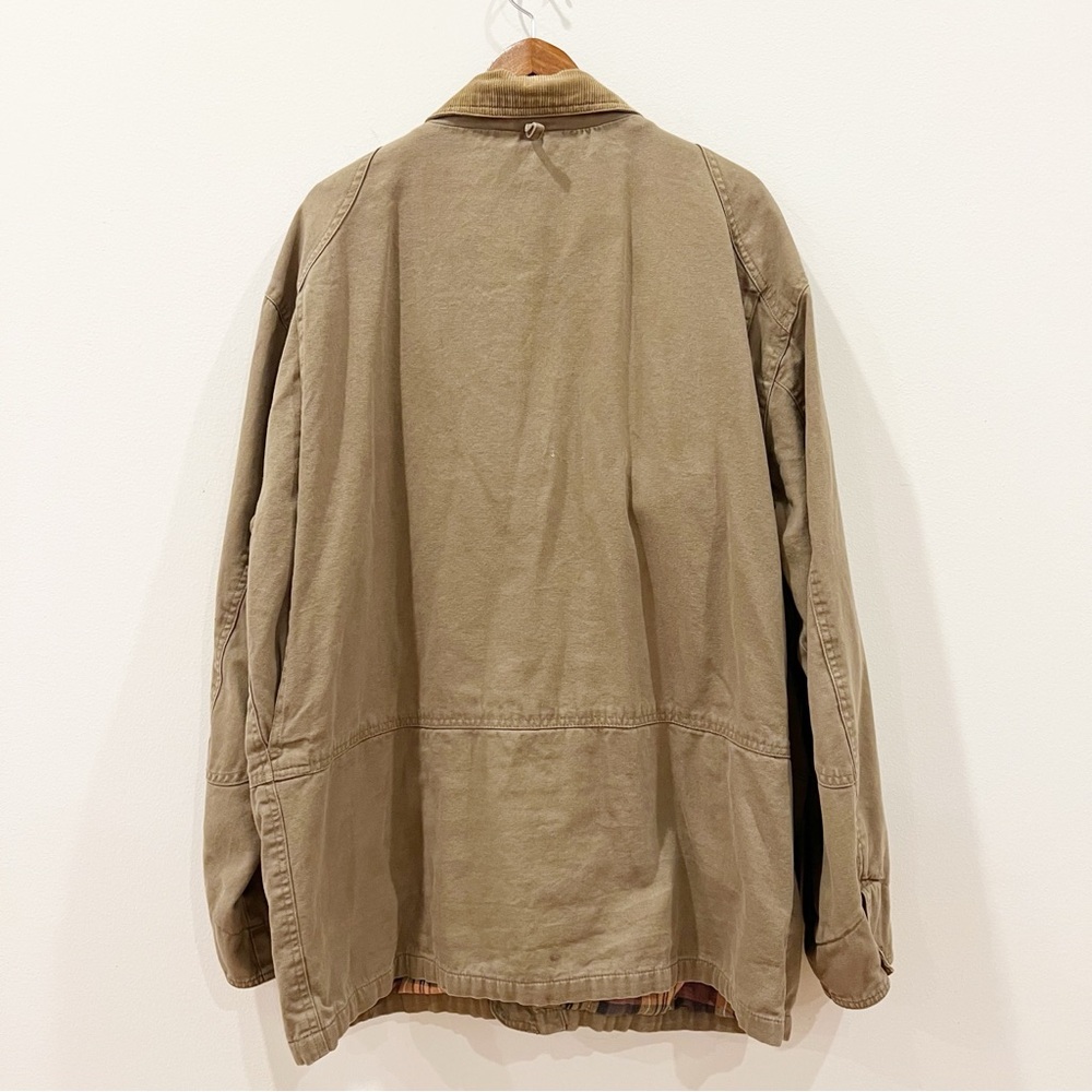Vintage Dunbrooke Mens Barn Storm Chore Jacket Corduroy Collar XL Brown Coat - Picture 2 of 16